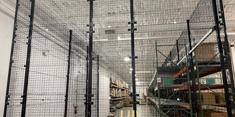 Why Wire Partitions are Essential for Workplace Safety